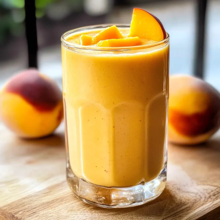 Banana Peach Smoothies