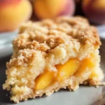 Easy Italian Peach Crumb Cake