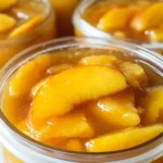 Homemade Canned Peach Pie Filling