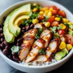 Honey Chipotle Chicken Rice Bowls