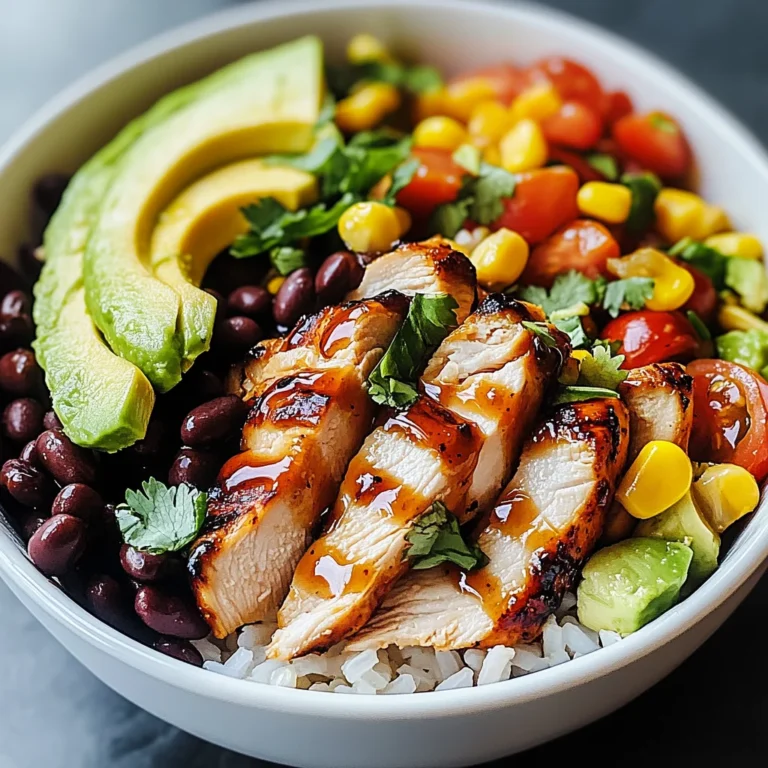 Honey Chipotle Chicken Rice Bowls