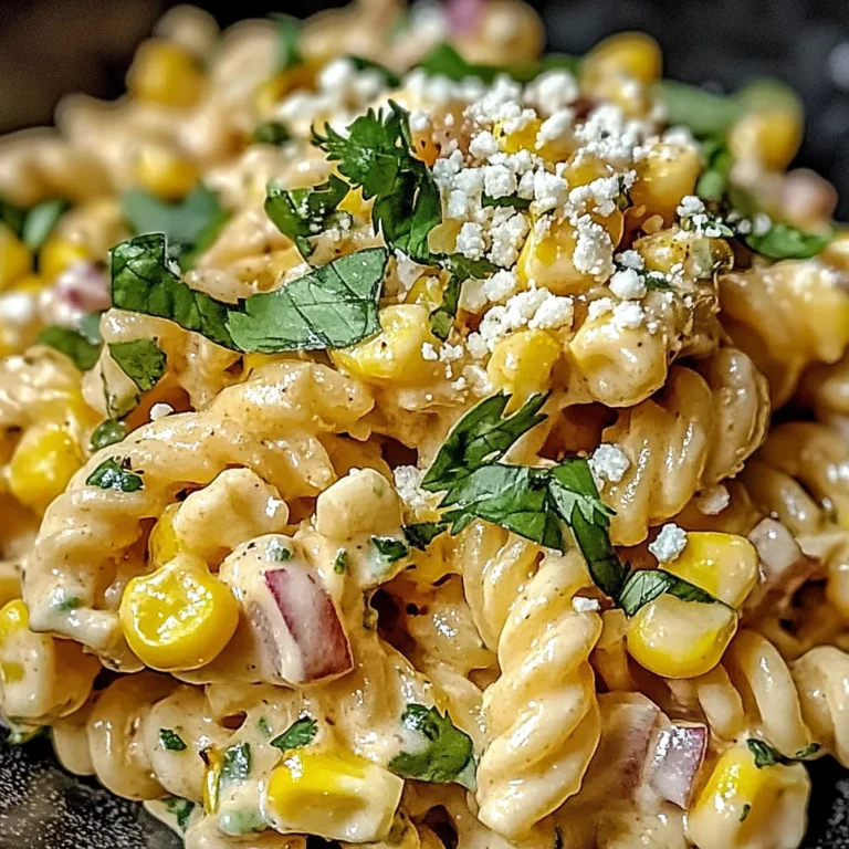 Mexican Street Corn Pasta Salad is a must-try dish!