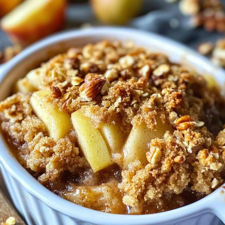 Mini Apple Walnut Crumble