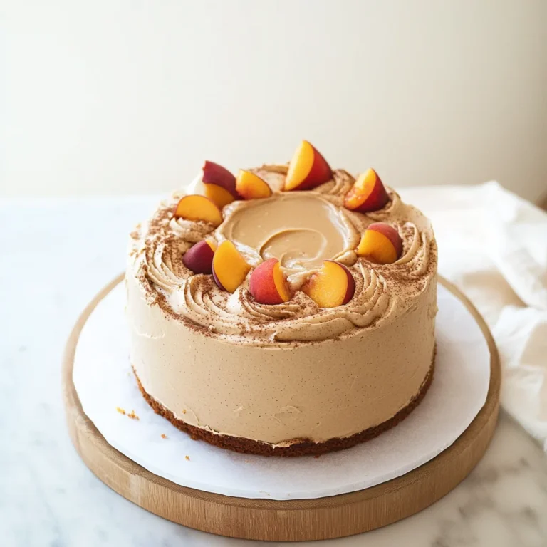 Mini Peach Pie Cake
