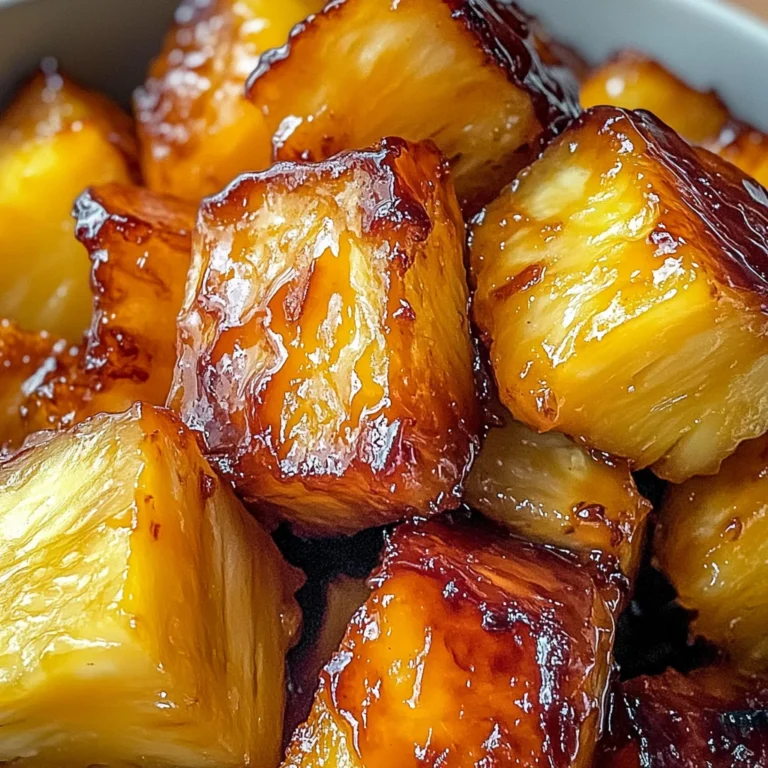 Air Fryer Caramelized Pineapple - Easy & Sweet Treat