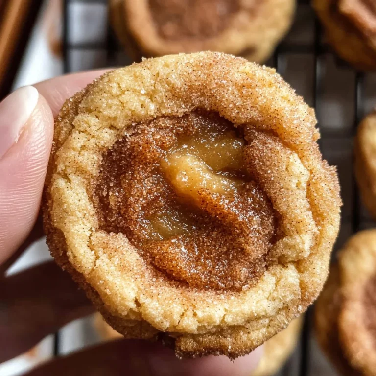 Apple Butter Snickerdoodle Cookies