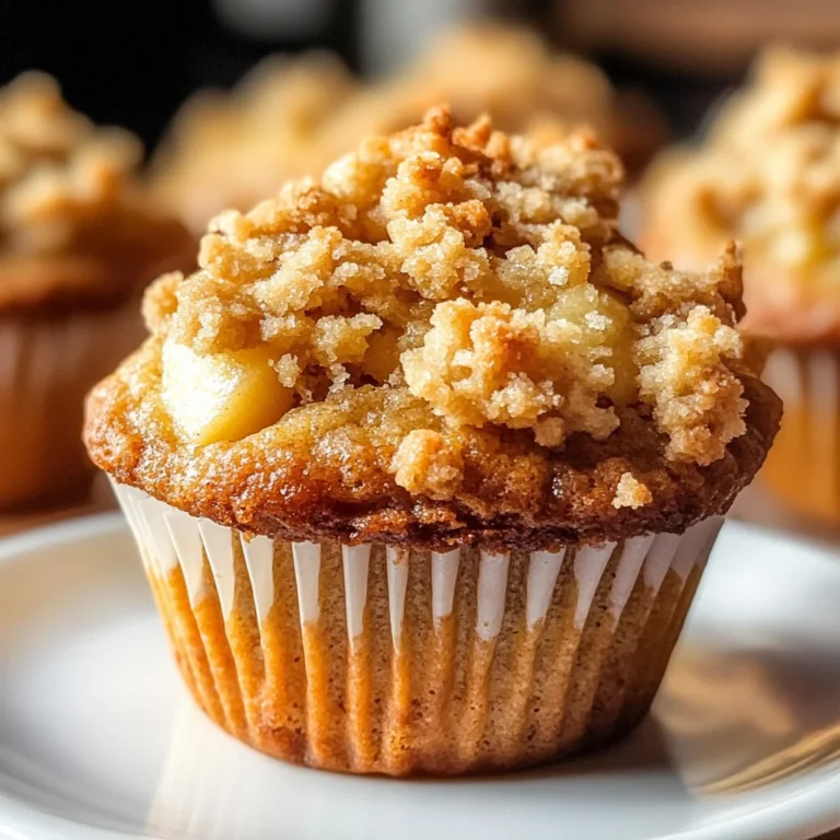 Apple Crumble Muffins