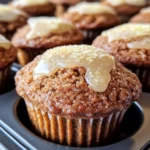 Glazed Gingerbread Muffins