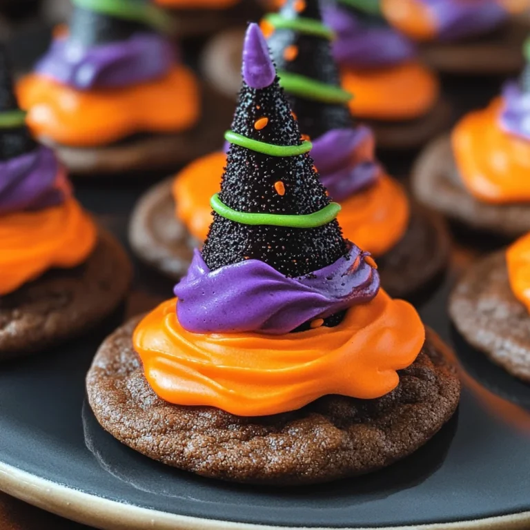 Halloween Witch Hat Cookies