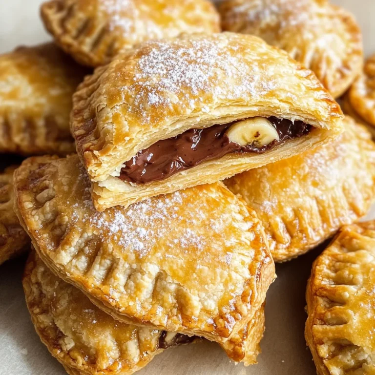Nutella Mummy Hand Pies