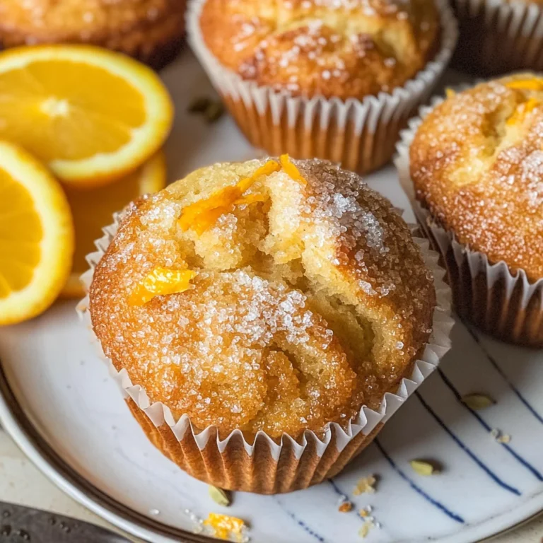 Orange and Cardamom Muffins
