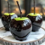 Poison Toffee Apples for Halloween