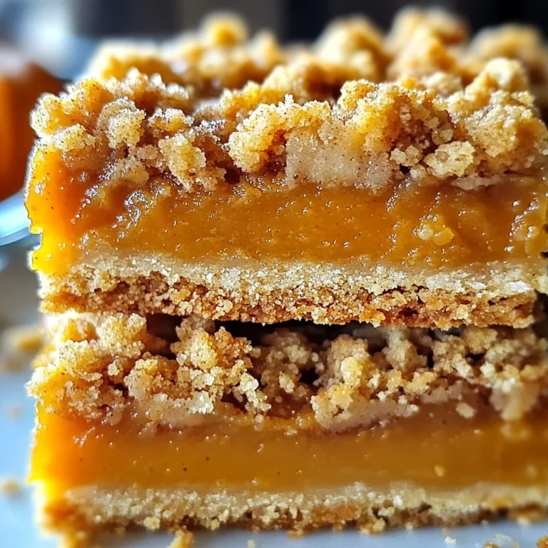 Pumpkin Pie Crumble Bars – Easy Fall Dessert Recipe
