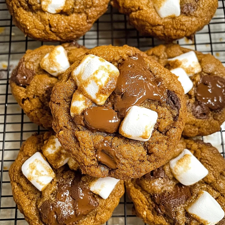 Pumpkin S'mores Cookies