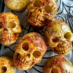 Spooky Halloween Skull Potatoes