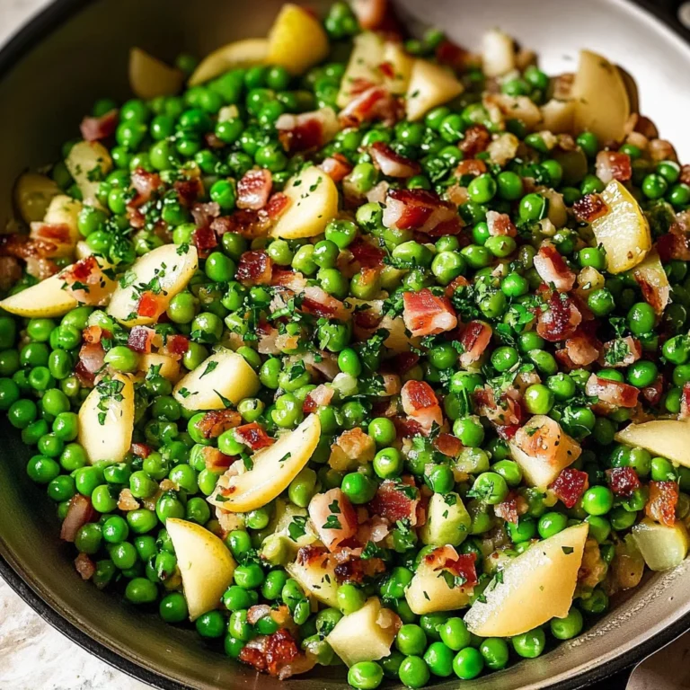 Thanksgiving Peas (with Pear and Pancetta)