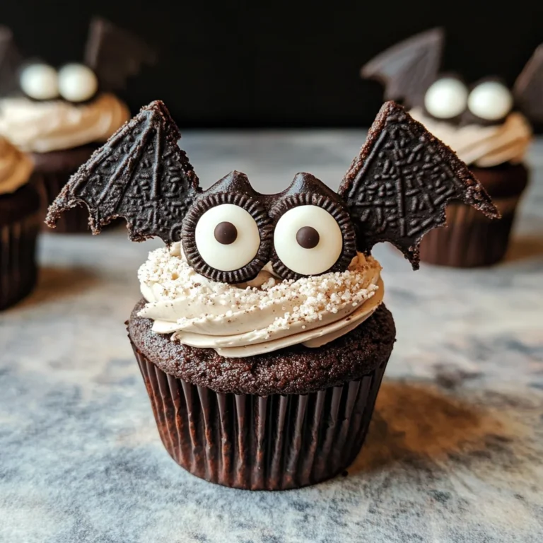 Vegan Oreo Bat Cupcakes
